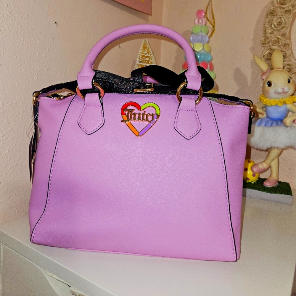 NWT Juicy Couture Love Mode Satchel Fondant Pink